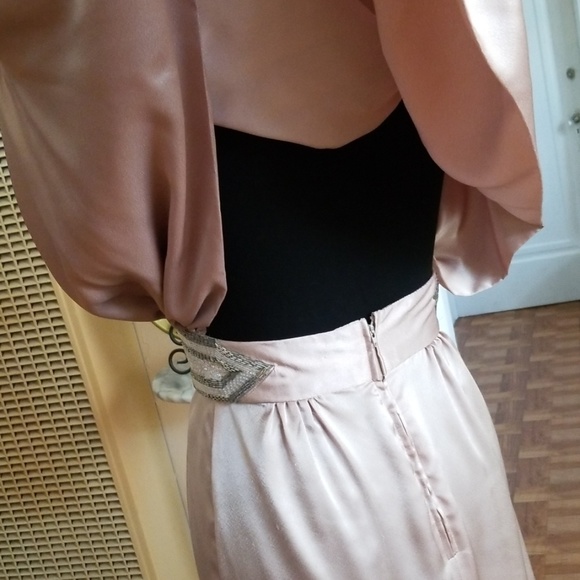 VTG Lillie Rubin Goddess Disco Silk Maxi Dress😍 - Picture 8 of 8